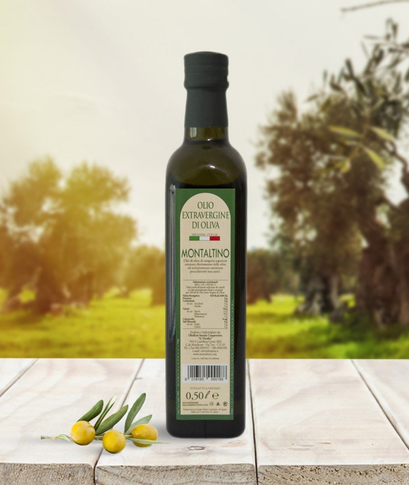 Extra Virgin Olive Oil EVO ORIGIN: ITALY - 0.5 Liters - Bottles ...